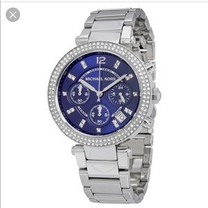 MK6117 Silver Stainless-Steel Quartz Watch
